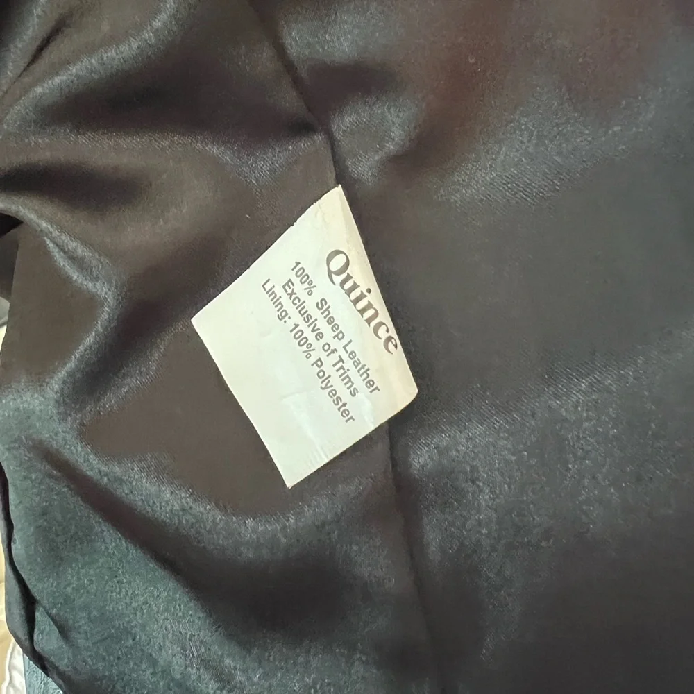 Quince Leather Blazer - L - Picture 4 of 9